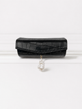 Black Baroque Pearl Lipstick Case